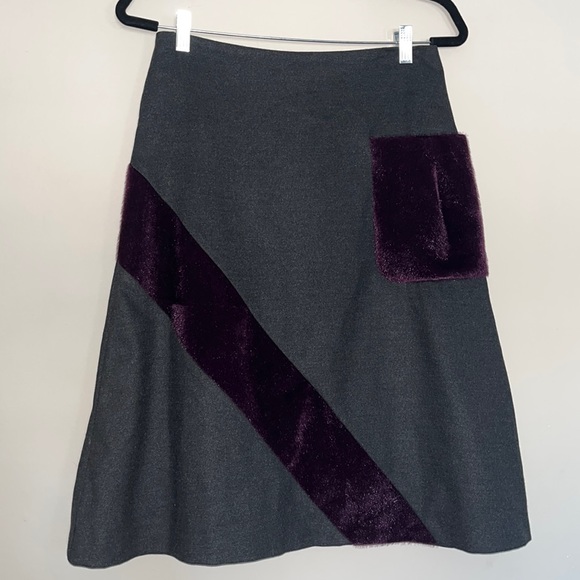 NWOT Ermanna Skirt Mod Faux Fur - Picture 1 of 7